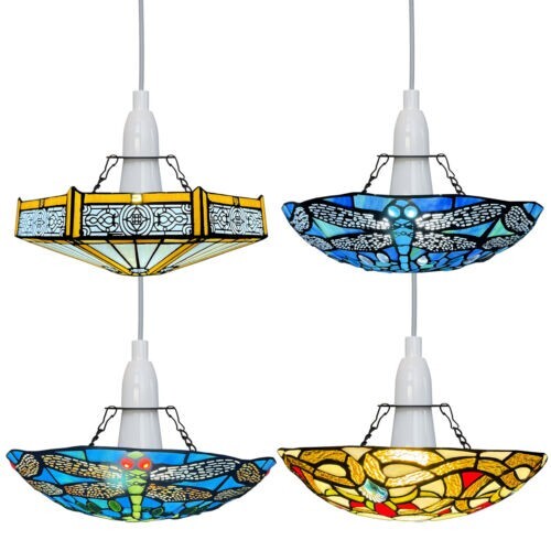 Plafoniera stile tiffany - plafoniera,